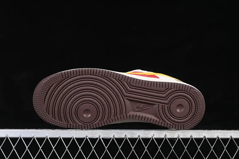 All categories Nk Air Force 1 Air Force series Nk Air Force 1 Low Air Force low-top Nike Air Force 1'07 Low red, white and yellow contrast Air Force 1 low-top casual sneakers JP2026-155